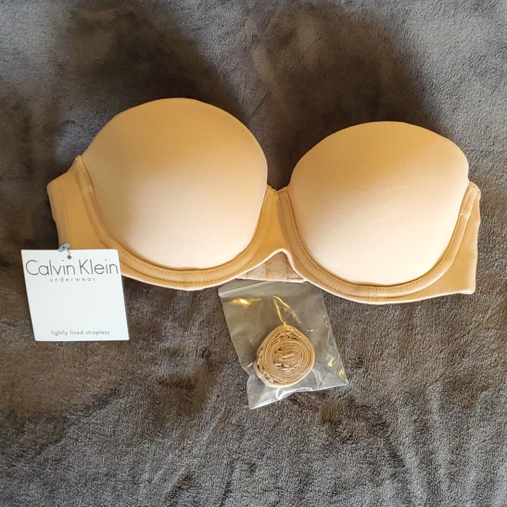 Calvin Klein Nude Strapless Bra
